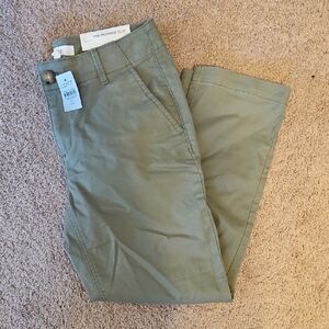 The Monroe Slim Olive Pants size 2P